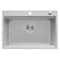 Ruvati 27 x 20 inch RV Workstation Drop-in Topmount Bar Prep Kitchen Sink 16 Gauge Stainless Steel RVH8207 - alternate 3